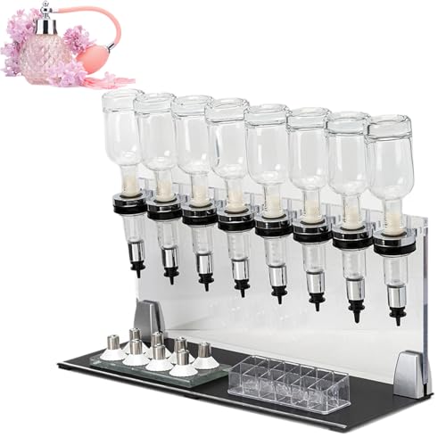 Dispensador de perfume para recarga a granel, herramienta multibotella de 8 cabezales con capacidad de 200 ml, ideal para embotellar fragancias y hacer perfumes de bricolaje Dispensador de perfume para recarga a granel, herramienta multibotella de 8 cabezales con capacidad de 200 ml, ideal para embotellar fragancias y hacer perfumes de bricolaje