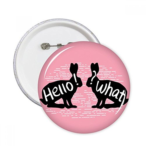 Badge Lapin Noir pour Personnaliser un Sac à Dos et Veste en Jean au Quotidien