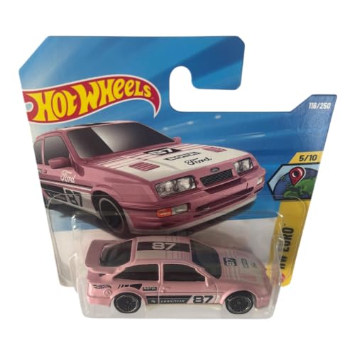 Hot Wheels Ford Sierra Cosworth 1:64 Rosa Modelo 2026 miniatura 4