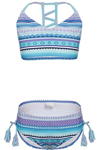 DUSISHIDAN Mädchen Schwimmanzug Zweiteiliger Slinge Bademode,...