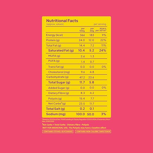 Image of Yogabar Strong Choco Peanut Butter Protein Bars(Pack of 6), 12g Protein, No Added Sugar, No Preservatives