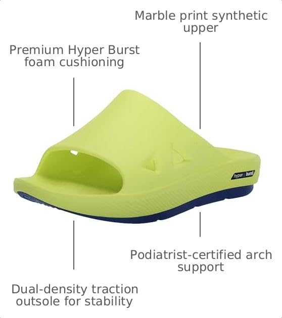 Image of Skechers Men's Go Recover Refresh Sandal | Hyper Burst Cushioning, Luxe Foam, Arch Fit Contoured Footbed, Dual-Density Outsole, Machine Washable
