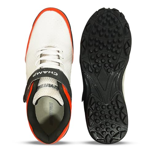 Image of SPARTAN Cricket Shoes for Boy's & Men| Anti Skid Shoes with Rubber Outsole|Lightweight and Durable|Comfortable Cushioning | Outdoor Shoes Ideal for Turf | Non-Slip Sole