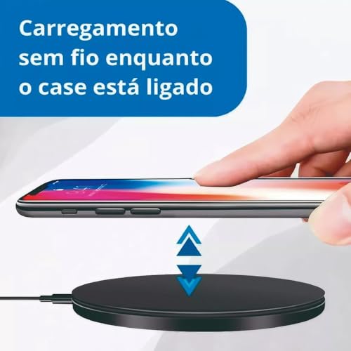 Carregador Sem Fio Indução Magnético 20w Turbo Ultra Rápido Celular Compatível Com Iphone e Android