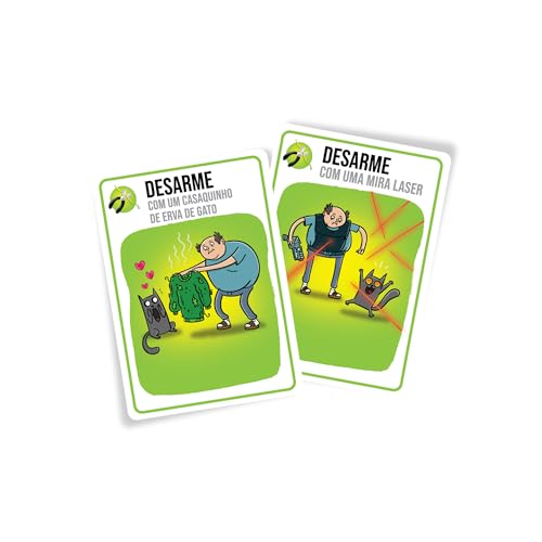 Galápagos, Exploding Kittens: Bem vs Mal, Jogo de Cartas para Amigos, 2 a 5 jogadores, 15 minutos po