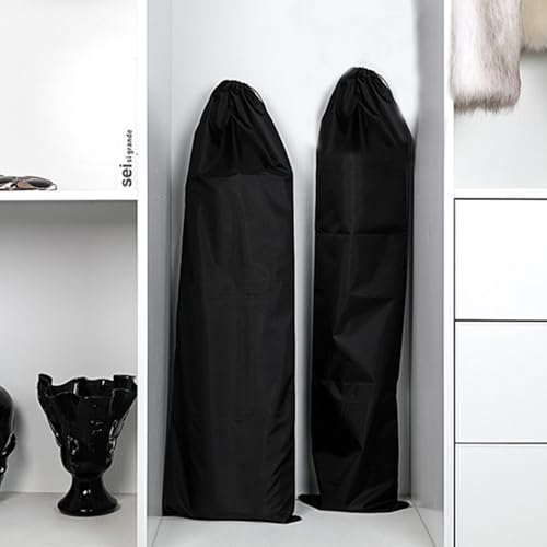 Drawstring Bags 2Pcs 8x24 Inch Long Drawstring Pouch Waterproof Fast Drying Scratch-Resistant Nylon Storage Bag for Tent Pole, Trekking Pole, Tripod, Umbrella, Bags2