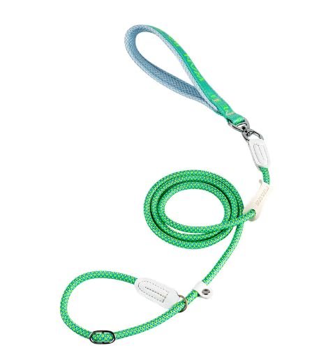 Nylon Dog Leash 7ft with Non-Slip Handle, Heavy Duty Rope Leash for Large and Medium Dog Control Training Wear-Resistant for Daily Walks Travel