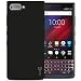 CoverON Slim Fit TPU Rubber FlexGuard Series for BlackBerry KEY2 LE Case, Gloss Black
