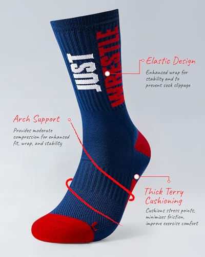 Moyel 3 Pair Baseball Wrestling Gifts for Men Funny Wrestling Baseball Socks for Men3