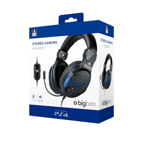 Auriculares Gaming Stereo Sony Oficial PS4 Bigben Interactive - Compatible con PS5