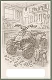 Service Log Book Quad bike: Physical tool for tracking Maintenace, Repairs & Safety checks of your Quad bike, 5.5x8.5” 78 Pages, pocket size