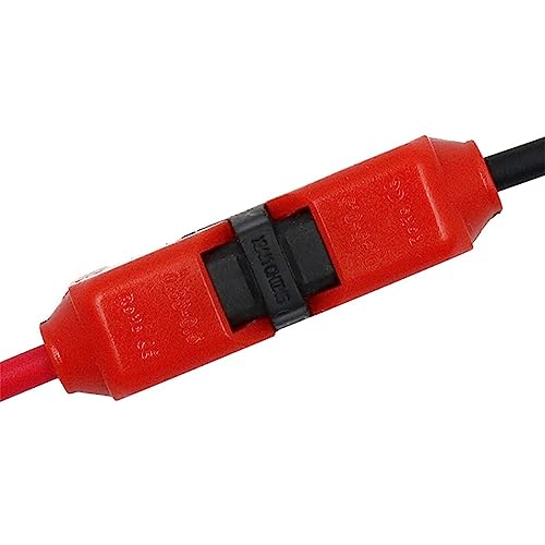 Connecteur de fil électrique 1 broche 10A 300V pour bande LED et voiture en lot de 5 pièces