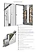 VDOMDOORS Modern Steel Front Exterior Door 36 x 80 inch | Prehung Insulated Security Entry Door with Frosted Glass Insert, Painted Gray Graphite, Right-Hand Inswing