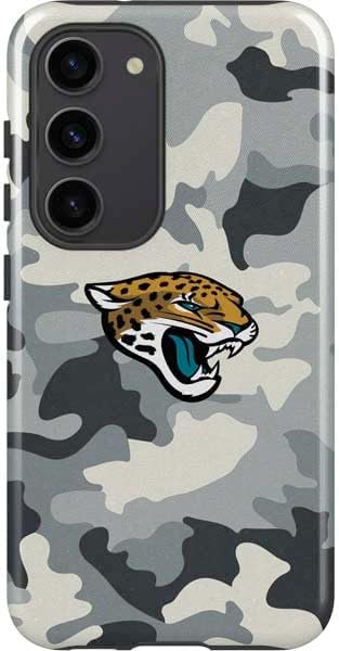 Skinit Pro Phone Case Compatible with Galaxy S23 - Officially Licensed NFL Jacksonville Jaguars Design