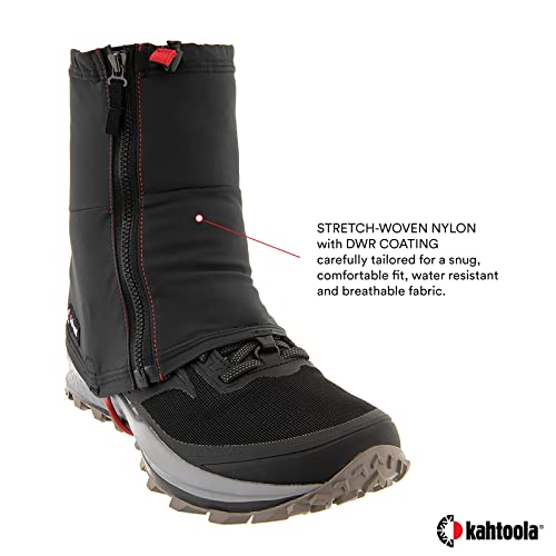 Kahtoola Instagaiter Mid I Lightweight Gaiters For Hiking And Snow Shoe - Berry - Large/X-Large #TOP2