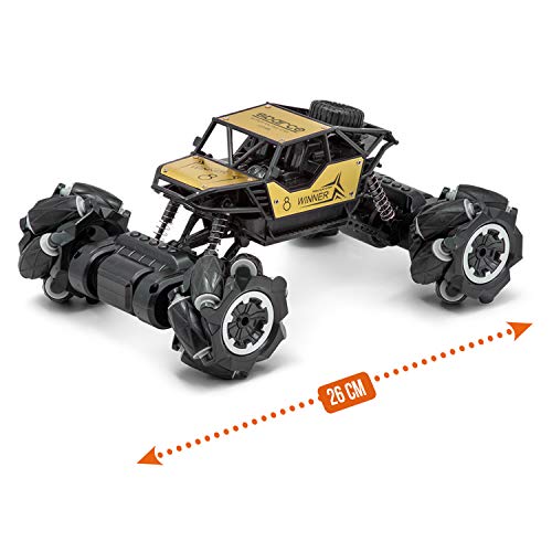 Carrinho Controle Remoto 4x4 8 Funções Horizontal Giro 360º CAR509A