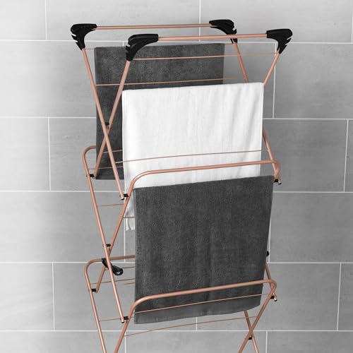 Home Accessories 3-Tier Large Collapsible Drying Rack - Ideal Clothes Airer for Indoor Use - Image 2