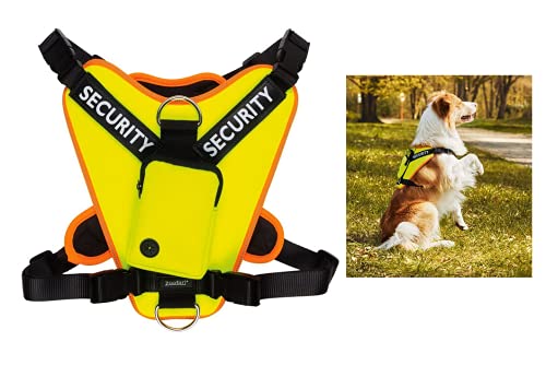 ZOOFARI® Hundegeschirr Geschirr Brustgeschirr (L-XL) Stufenlos Verstellbarer Sicher Kontrolle Reflektierende Elemente (XL)