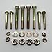 Region Offroad Front Control Arm Bolts compatible with Jeep Cherokee XJ 84-01 Grand Cherokee WJ 99-04 Comanche MJ 86-92