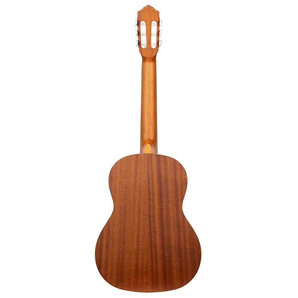 Ortega Guitars Konzert Gitarre Linkshänder – 4/4 – Family Series – Inklusive Gig Bag – Fichte, Mahagoni, Natur (R121L) | Nylonsaitengitarre, Fichtendecke & Mahagoni-Korpus Satin-Finish, inkl. Pro-Gigbag, R121L