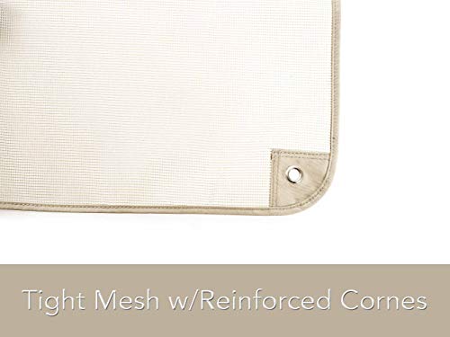 Covermates Armor Top Air Conditioner Cover - Light Weight Material, Weather Resistant, Breathable Mesh, Ac & Equipment-Khaki #TOP4