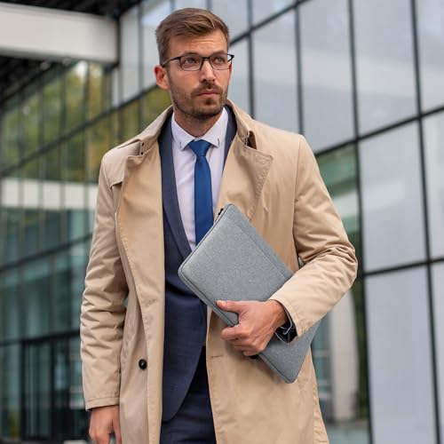 HEDUGO Funda para Portátil con Bolsillo para Accesorios Funda Acolchada para Ordenador de 15 a 16 Pulgadas Compatible con MacBook Air/Pro Funda Protectora de 15” a 16” Chromebook/Ordenador Portatil - imagen 7