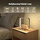 Nachttischlampe mit Ladefunktion, 10W Wireless Charger, Wake Up Licht, 10 Natürlichen Klängen Einschlafhilfe und Tischlampe Touch Dimmbar mit 3 Helligkeitsstufen für Schlafzimmer Wohnzimmer Büro