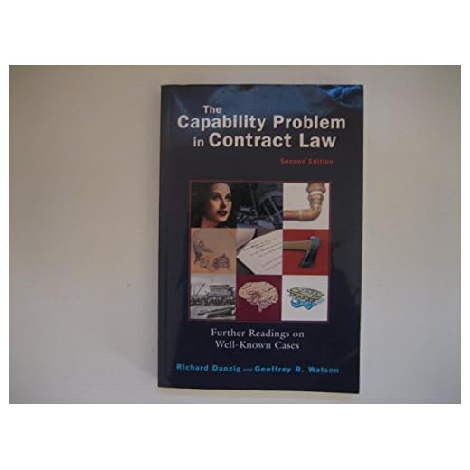 The Capability Problem in Contract Law: Further Readings on Well-Known Cases, 2d (Coursebook)