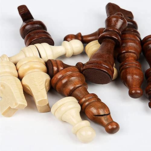 Chess Sets - Chess Board Game - 11 Inch Folding Wooden Standard International Chess Set Board Game - Chess Sets For Adults - Chess Set For Kids - Portable Travel Chess Game For Beginner #TOP3