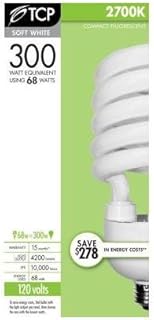 TCP 28968RP 10000 Hour 2700 Degree Kelvin 68-Watt Compact Fluorescent SpringLamp CFL