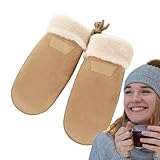 Générique Moufles Chaudes pour Femmes,Chaudes et Imperméables au Vent pour Ski avec Dra...