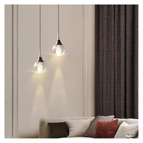 Lustre boule de cristal à LED pour décoration de maison et restaurant européen