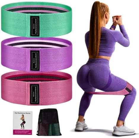 Kit 3 Faixa Elástica Extra Forte Hip Band Resistance Mini Band Te...