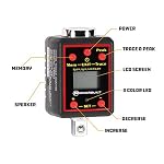Powerbuilt 1/2-Inch Drive Digital Torque Adapter, 29-147 Ft-Lb and 40-200 Nm, Alert Signals Torque Setting, Electronic Torque Wrench Converter with Digital Display, ±1% Accuracy - 940962 - Image 6