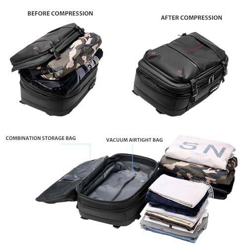 Generic Vacpack Backpack, Vacuum Compression Travel Backpack, 60L Expandable, Green3