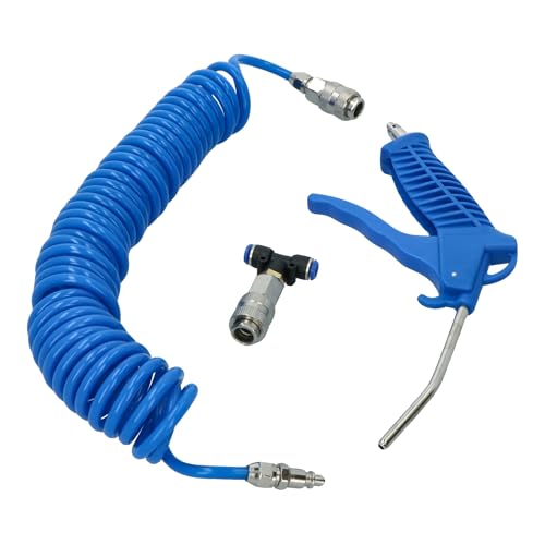 CARPOINT 0682001 Reinigungspistole (Druckluft) für Druckluftwerkzeuge Metall, Blau – Ansicht 2