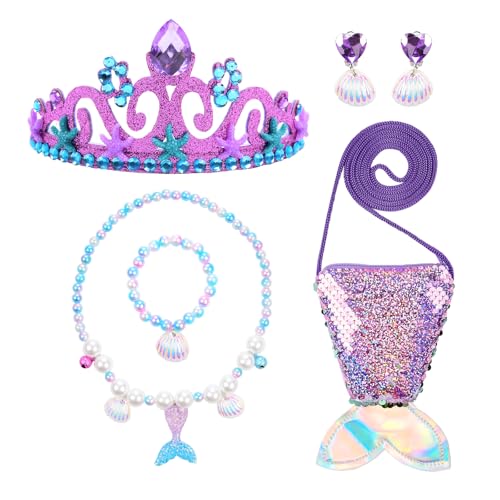 Disfraz de Sirenita Ariel para Niñas 3-9 Años miniatura 5