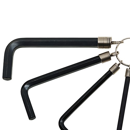 Stanley 10-Piece Metric Hex Key Ring Set Black #TOP1