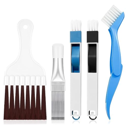 HUZNA Lot de 5 Peignes de Nettoyage pour Condensateur de Climatisation,Brosse de Nettoyage à...