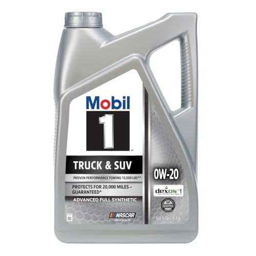 Mobil 1 Truck & SUV Full Synthetic Motor Oil 0W-20, 5 Quart