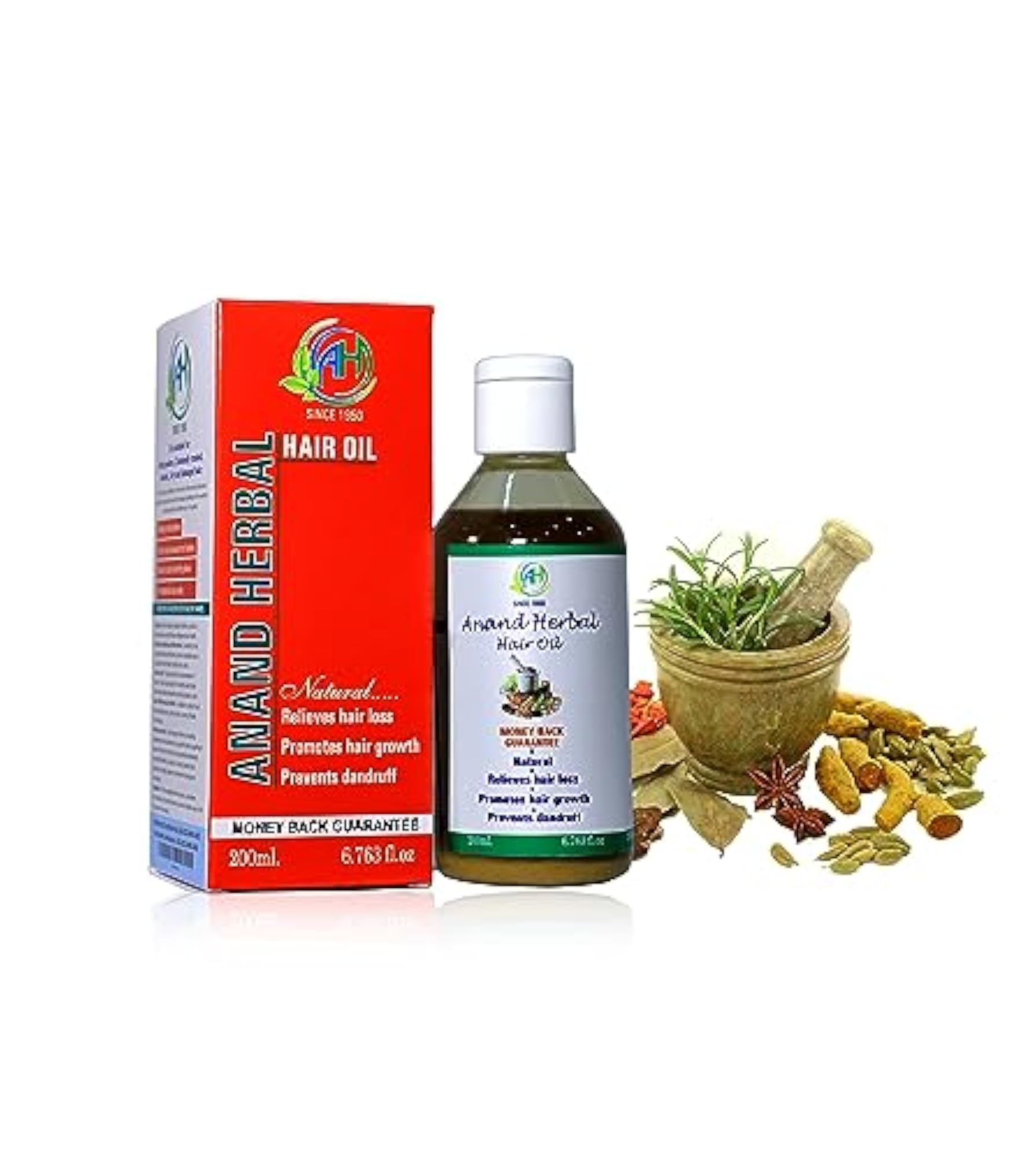 Ayurvedic Hair Oil for Growth & Fall Control with Bhringraj