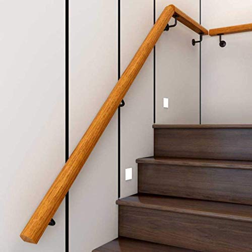 Rampe d'escalier bois massif pour sécuriser loft et marches intérieures - 5