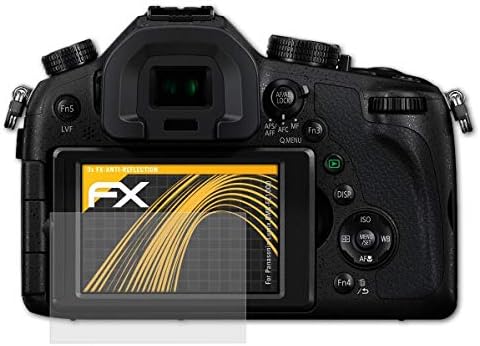 atFoliX Screen Protector Compatible with Panasonic Lumix DMC-FZ1000 Screen Protection Film, Anti-Reflective and Shock-Absorbing FX Protector Film (3X)