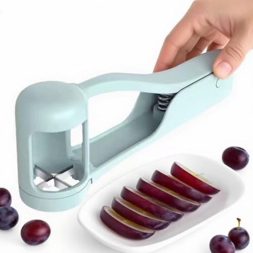 Grape Cutter, Fruit Cutter, Grape Slicer for Baby, Fruit Slicer Cup for Cherry Tomato Strawberry Olive Multifunctional Grape Quarter Cutters Tool, Small Kitchen Accessories Cut Gadget