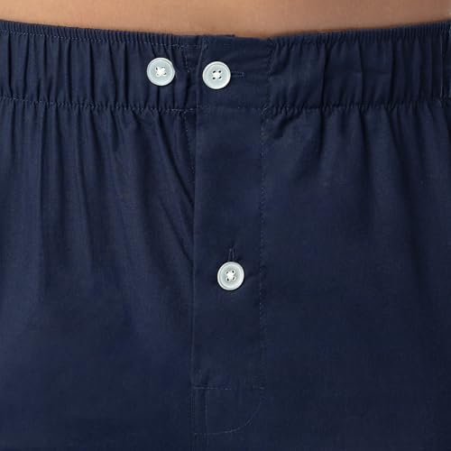 Image of Fruit of the Loom Men's Broadcloth Short Sleeve Top and Long Pants Pajama Set