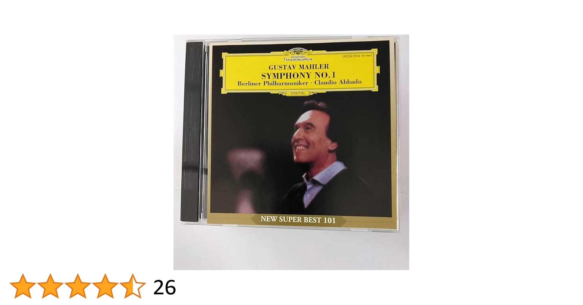 独4xBlu-ray クラウディオ・アバド, ルツェル マーラー 交響曲第1-7番 他 2058574 EUROARTS /00320 LP レコード アバドのマーラー/交響曲第7番「夜の歌」 独DGG 3041