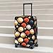 Funny Baseball Travel Luggage Cover for Suitcase Anti-Scratch Fashion Suitcase Protector Washable Elastic Baggage Covers Fits 18-21 Inch Luggage for Travel Beach Holiday