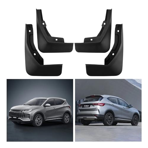Bavettes avant Chery Jetour X50 peau de garde-boue finition premium - 4