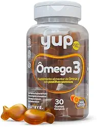 Ômega 3 Vegetal – Ômega 3 ALA do Óleo de Linhaça – Gomas Sabor Laranja – Para Toda a Família – Nutrye