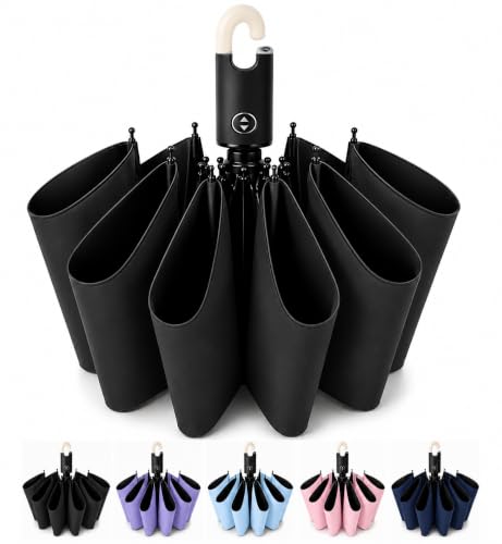 Image of Umbrella for Women | Umbrellas for Men | UV Coated 3 Fold Umbrella for Rain with Auto Open and Close Small Folding Travel-Foldable Windshield